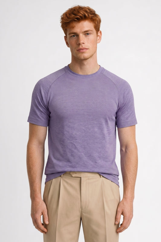 T-shirt Heren - Sportief en Gestructureerd | Korte Mouwen
