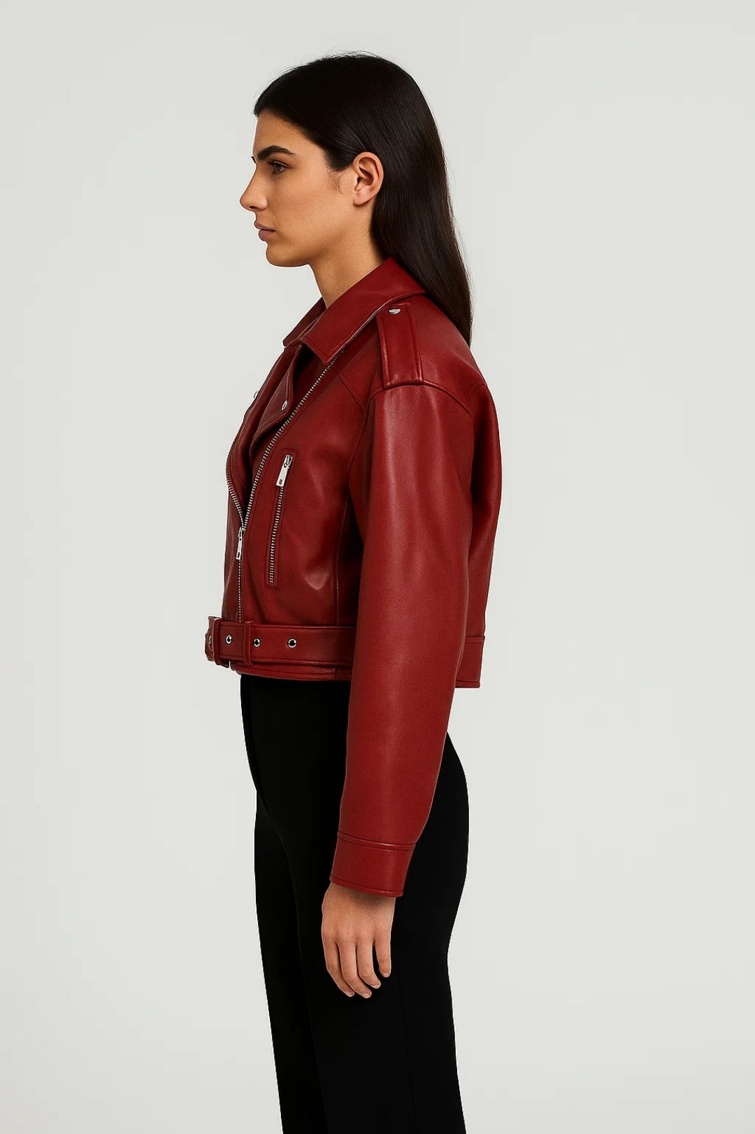 Bikerjack | Korte Damesjas met Ritsdetails | Stoer en Modern