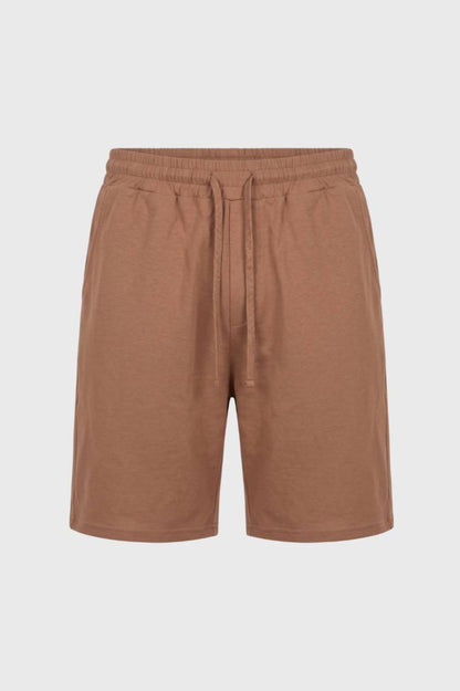 Shorts Heren - Elastische Taille met Trekkoord | Comfortabel — Lichtbruin