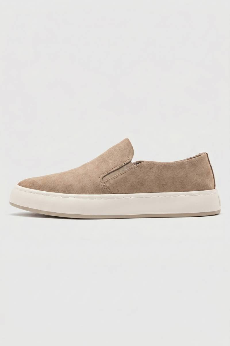 Slip-on Sneakers Heren - Minimalistische Instappers | Comfort — Taupe