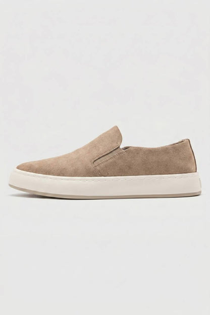 Slip-on Sneakers Heren - Minimalistische Instappers | Comfort — Taupe