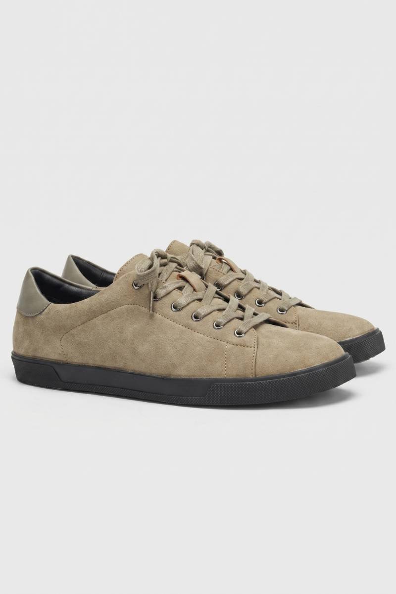 Sneakers Heren - Casual Vetersluiting | Comfortabel — Olijfgroen