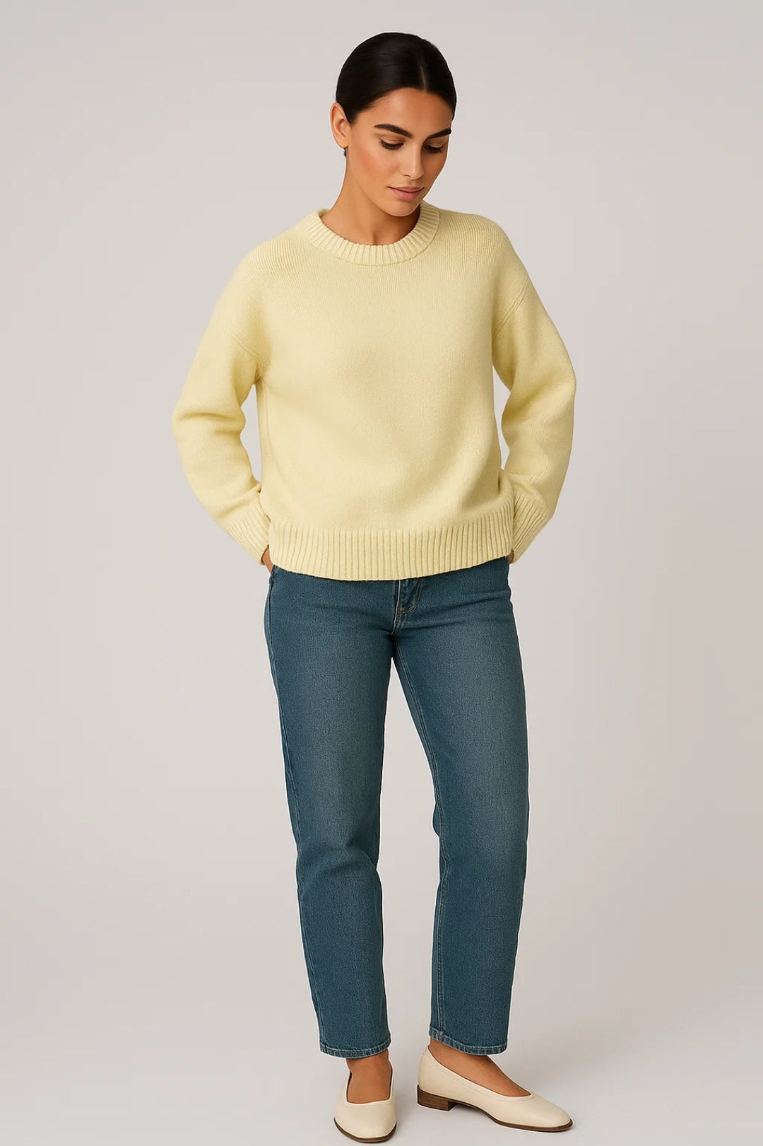 Trui Dames | Relaxte Pasvorm met Ronde Hals | Tijdloos en Comfortabel