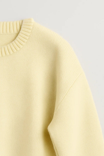 Trui Dames | Relaxte Pasvorm met Ronde Hals | Tijdloos en Comfortabel